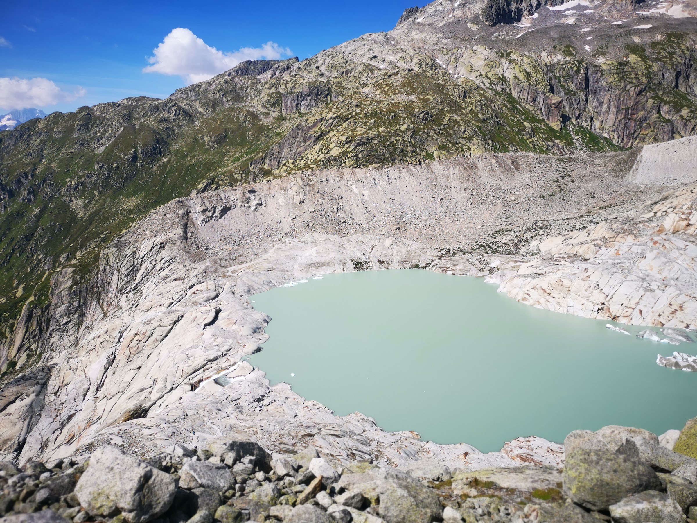 Eisgrotte Belvédère am Rhonegletscher